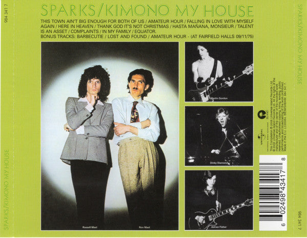 Sparks : Kimono My House (CD, Album, RE, RM)