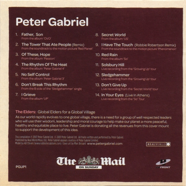 Peter Gabriel : Peter Gabriel (CD, Comp, Promo)