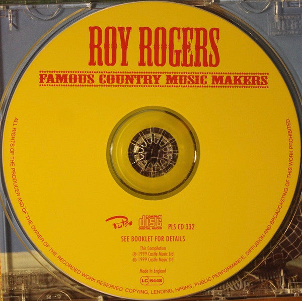 Roy Rogers (3) : Famous Country Music Makers (CD, Comp, RM)