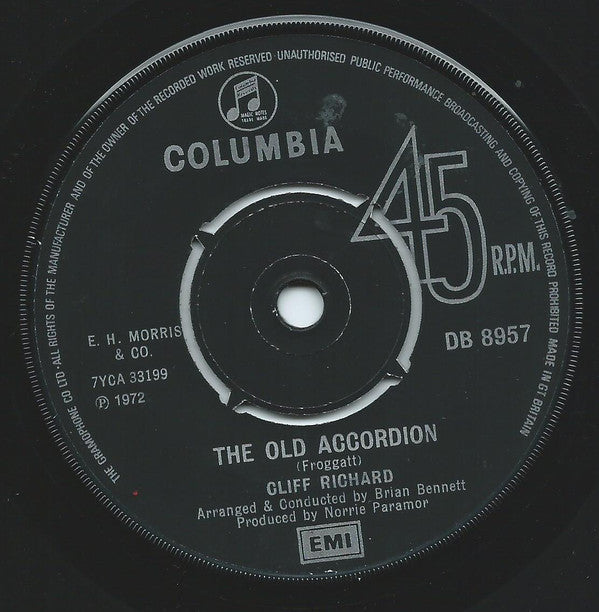 Cliff Richard : A Brand New Song (7", Single)