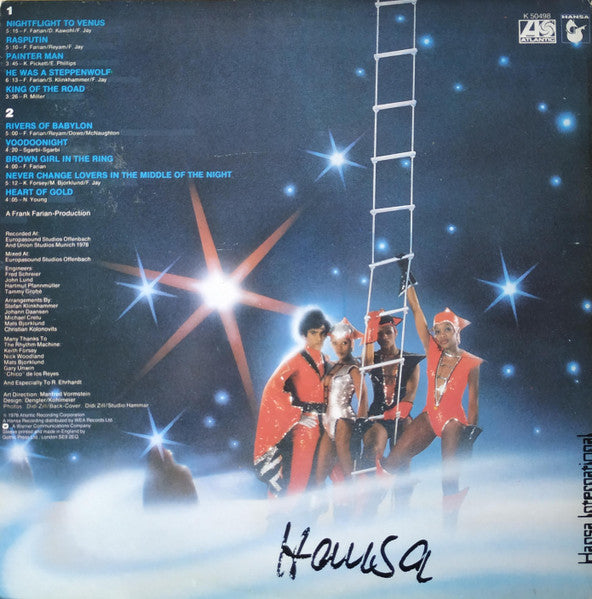 Boney M. : Nightflight To Venus (LP, Album, Ora)