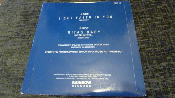 Stewart & Stax : I Got Faith In You (7")