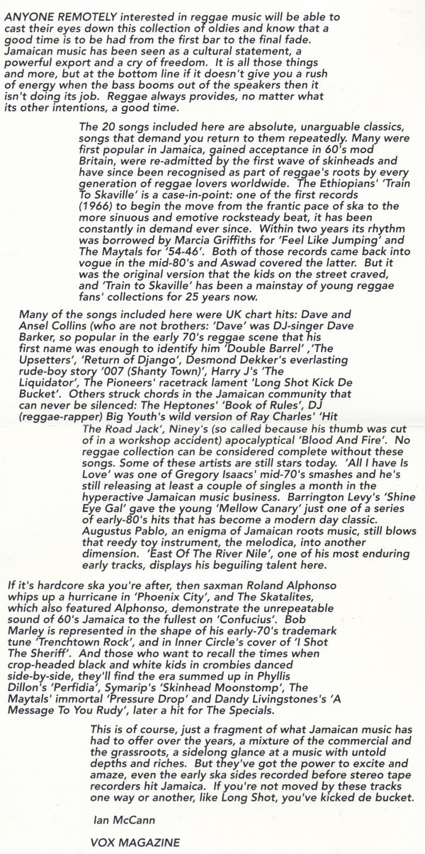 Various : The Roots Of Reggae II (CD, Comp)