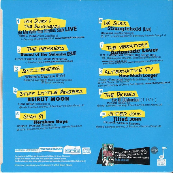Various : Anarchy In The UK - 30 Years Of Punk - Volume 2 (CD, Comp, Promo)