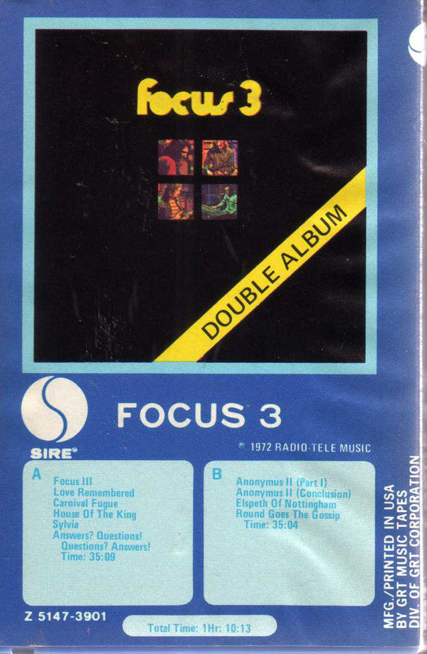 Focus (2) : Focus 3 (Cass, Album)