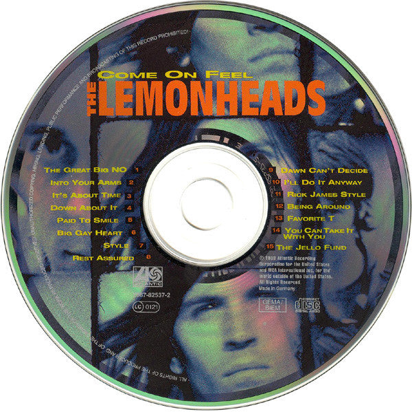 The Lemonheads : Come On Feel The Lemonheads (CD, Album, RE)
