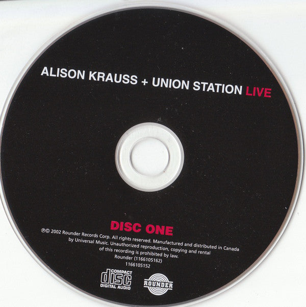 Alison Krauss & Union Station : Live (2xCD, Album)