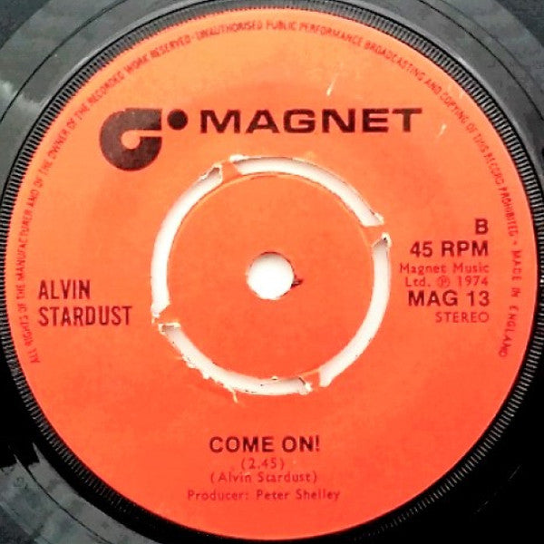Alvin Stardust - You You You (7) (Very Good Plus (VG)) - DaddyPop