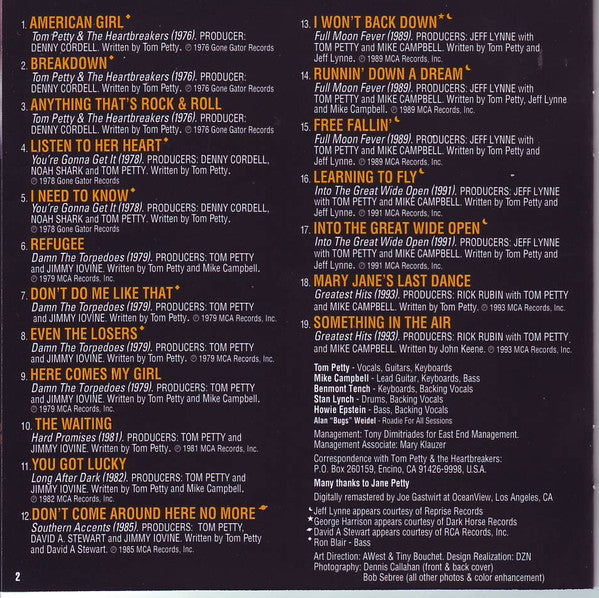 Tom Petty And The Heartbreakers : Greatest Hits (CD, Comp, RE, RM, Son)