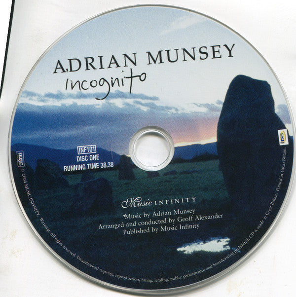 Adrian Munsey : Incognito (2xCD, Album)