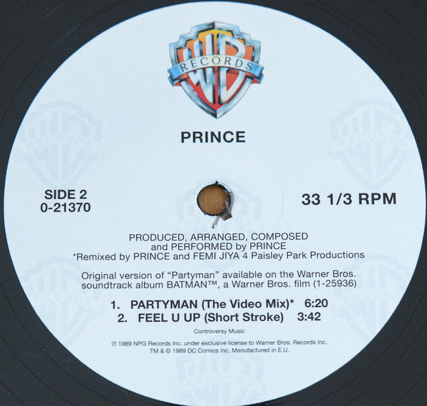 Prince : Partyman (12", Maxi, RSD, RE)