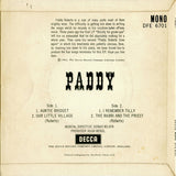 Paddy Roberts (2) : Paddy (7", EP, Mono)
