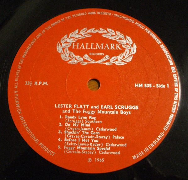 Flatt And Scruggs* With The Foggy Mountain Boys : Flatt And Scruggs With The Foggy Mountain Boys (LP, Album, Mono)