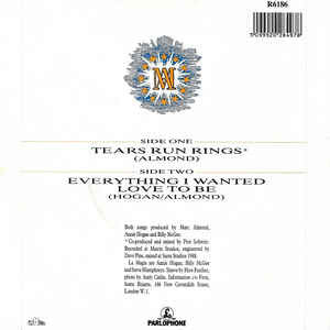 Marc Almond : Tears Run Rings (7", Single, Sil)