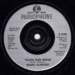Marc Almond : Tears Run Rings (7", Single, Sil)
