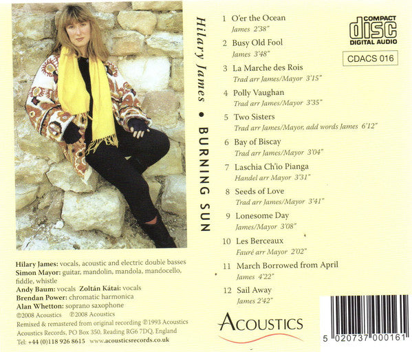 Hilary James (2) : Burning Sun (CD, Album)