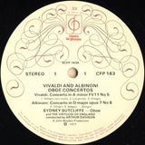 Antonio Vivaldi / Tomaso Albinoni - Sidney Sutcliffe, The Virtuosi Of England Conducted By Arthur Davison : Oboe Concertos (LP, RP)