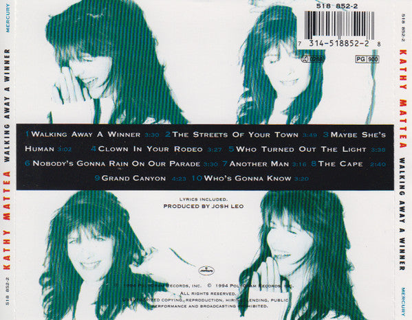 Kathy Mattea : Walking Away A Winner (CD, Album)
