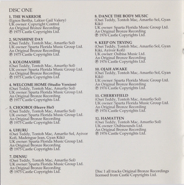 Osibisa : The Ultimate Collection (2xCD, Album, Comp)