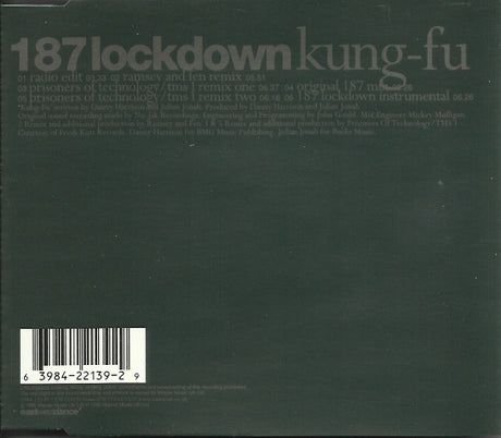 187 Lockdown - Kung-Fu (CD) (Very Good Plus (VG)) - DaddyPop
