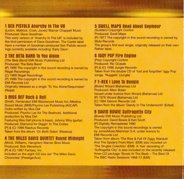 Various : NME Presents Under The Influence (CD, Comp, Promo)