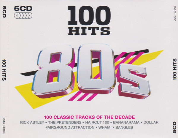 Various : 100 Hits 80s (100 Classic Tracks Of The Decade) (5xCD, Comp, VDC)