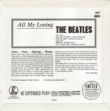 The Beatles : All My Loving (7", EP, Mono, RP)