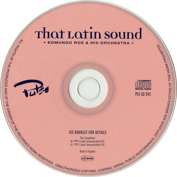 Edmundo Ros & His Orchestra : That Latin Sound (CD, Comp, RM)