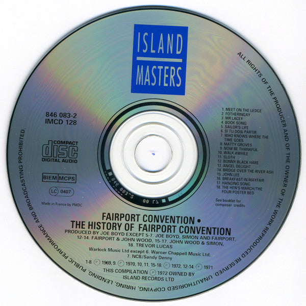 Fairport Convention : The History Of Fairport Convention (CD, Comp, RE)