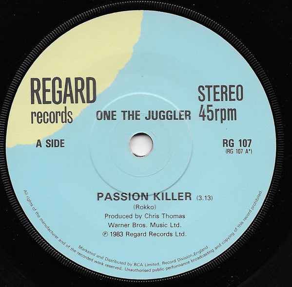 One The Juggler : Passion Killer (7")
