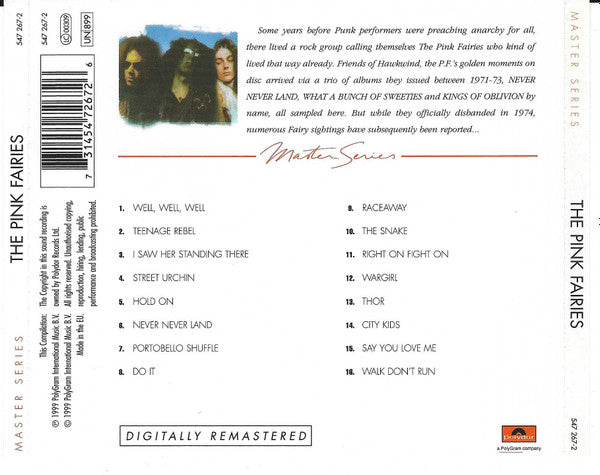 The Pink Fairies : Master Series (CD, Comp, RM)