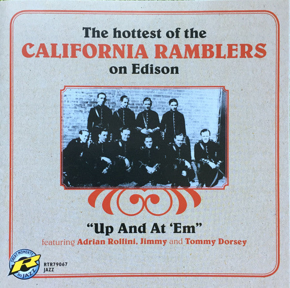 California Ramblers : The Hottest Of The California Ramblers On Edison (CD, Comp)