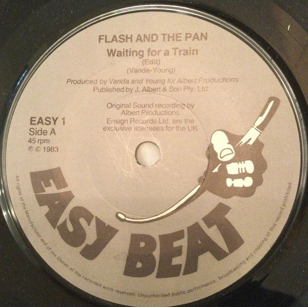 Flash & The Pan : Waiting For A Train (7", Single)