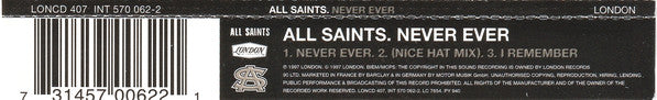 All Saints - Never Ever (CD) (Very Good Plus (VG)) - DaddyPop