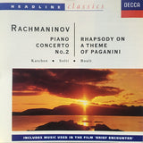 Sergei Vasilyevich Rachmaninoff - Julius Katchen, London Symphony Orchestra, Georg Solti, London Philharmonic Orchestra, Sir Adrian Boult : Piano Concerto No.2 / Rhapsody On A Theme Of Paganini (CD, Comp, RM)