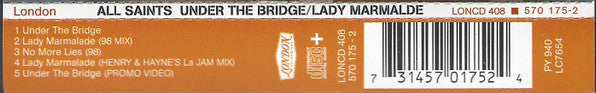All Saints - Under The Bridge  Lady Marmalade (CD) (Good Plus (G)) - DaddyPop