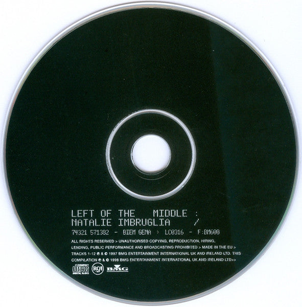 Natalie Imbruglia : Left Of The Middle (CD, Album, RE, Dis)