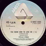 Phyllis Hyman : You Know How To Love Me (12")