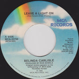Belinda Carlisle : Leave A Light On (7", Single, Pin)