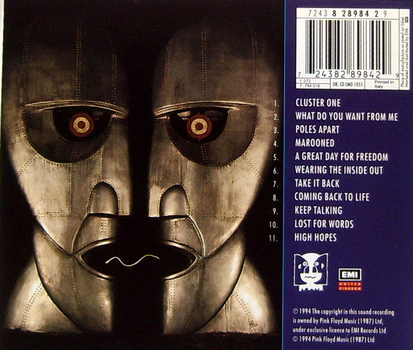 Pink Floyd : The Division Bell (CD, Album)