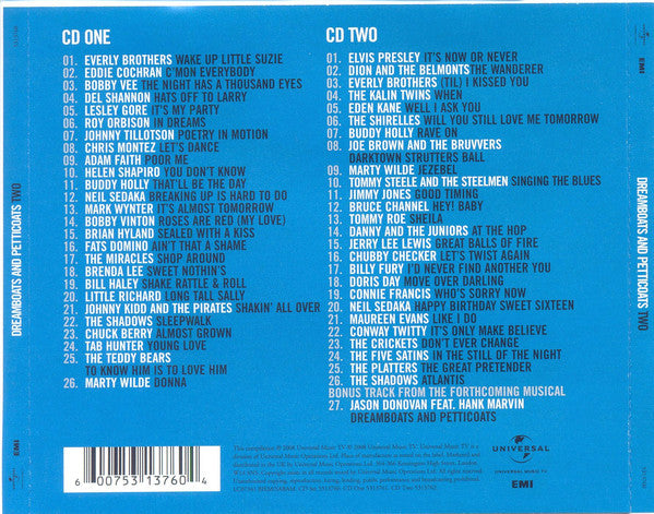 Various : Dreamboats And Petticoats Two (2xCD, Album, Comp)