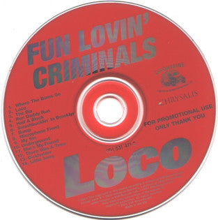 Fun Lovin' Criminals : Loco (The Clean Album) (CD, Album, Promo)