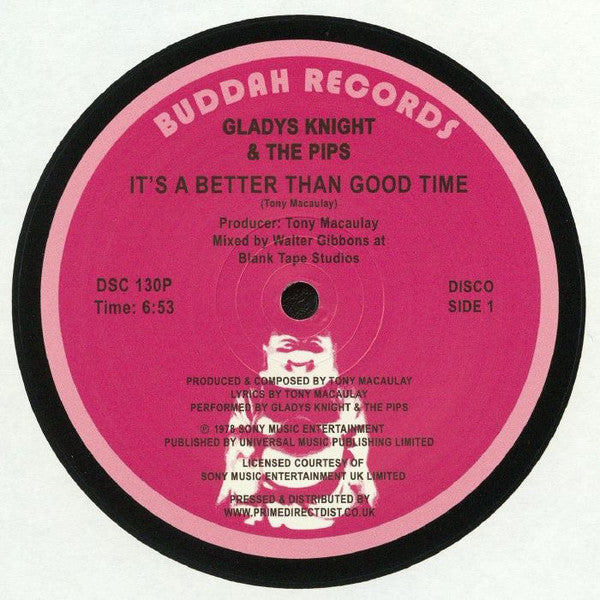 Gladys Knight And The Pips : It's A Better Than Good Time (12", RE)