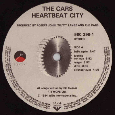 The Cars : Heartbeat City (LP, Album)