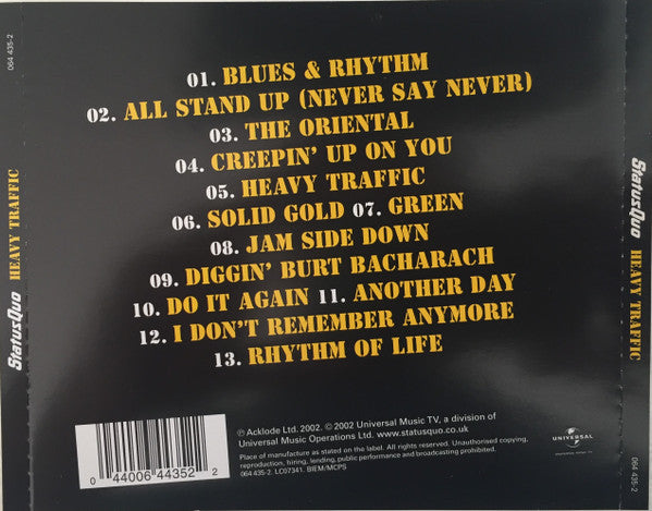 Status Quo : Heavy Traffic (CD, Album)