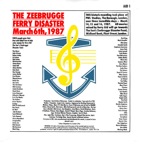 Ferry Aid : Let It Be (7", Single)