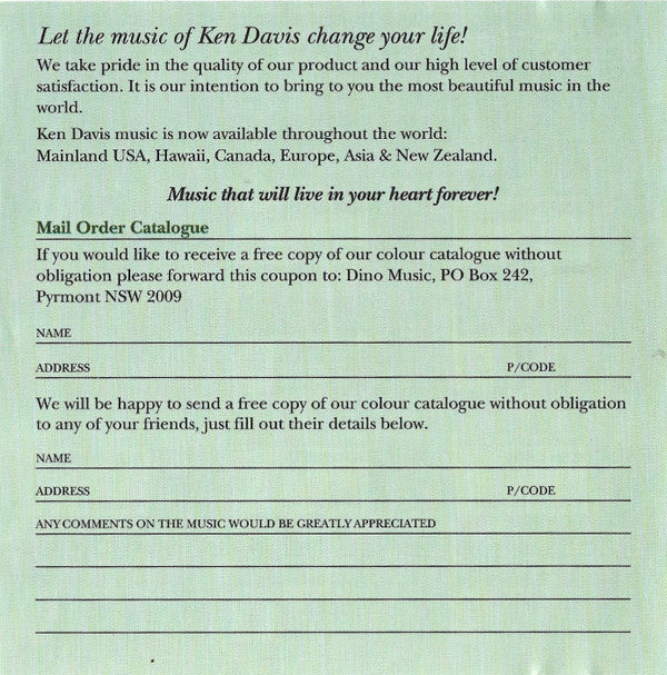 Ken Davis (5) : Daintree Dreamtime (CD, Album)