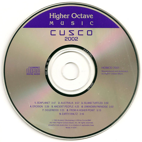 Cusco : 2002 (CD, Album)