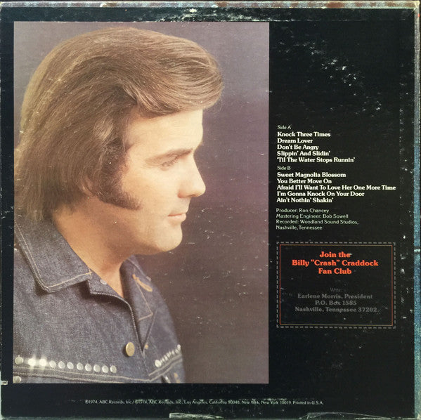 Billy 'Crash' Craddock : Greatest Hits - Volume One (LP, Comp, RE)