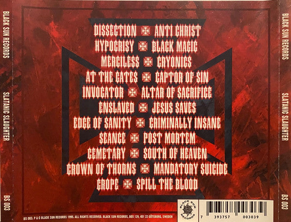 Various : Slatanic Slaughter (A Tribute To Slayer) (CD, Comp)